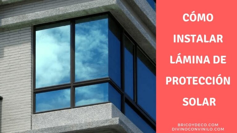 Protección solar: ventanas panorámicas