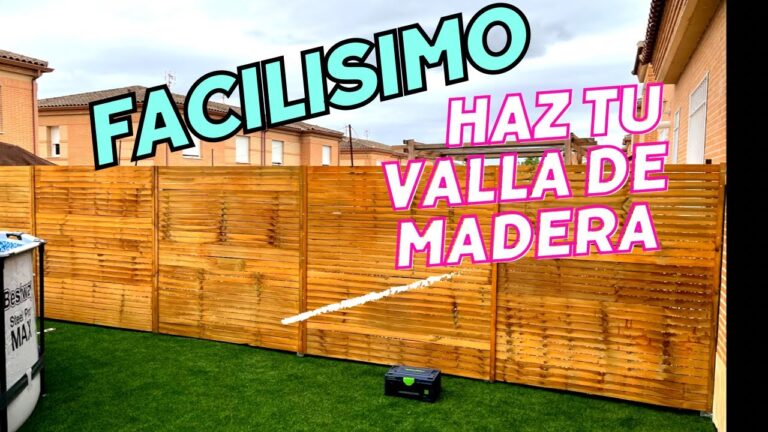 Construcci&oacute;n de Vallas de Madera: Gu&iacute;a Optimizada