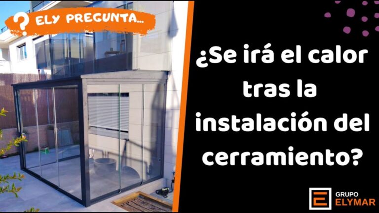 Gu&iacute;a de instalaci&oacute;n de cerramientos exteriores: Consejos y recomendaciones