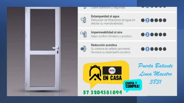 Beneficios de las puertas de aluminio