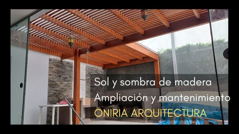 Guía de mantenimiento para techos de madera